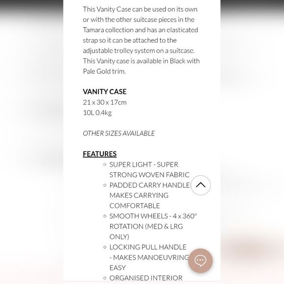 Dune London Tamara Collection Vanity Case - Picture 8 of 9